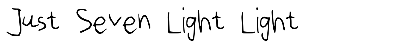 Just Seven Light Light